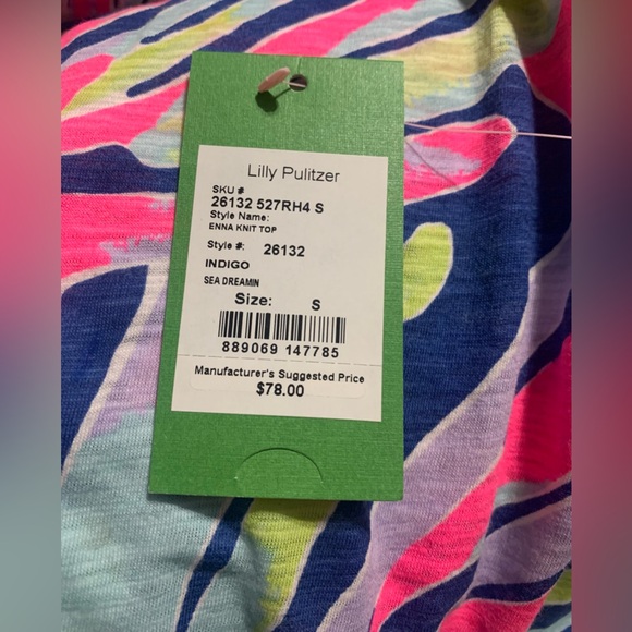 Lilly Pulitzer Enna Knit Off The Shoulder Top NWT - Picture 5 of 5